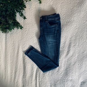American eagle blue jean jeggings
